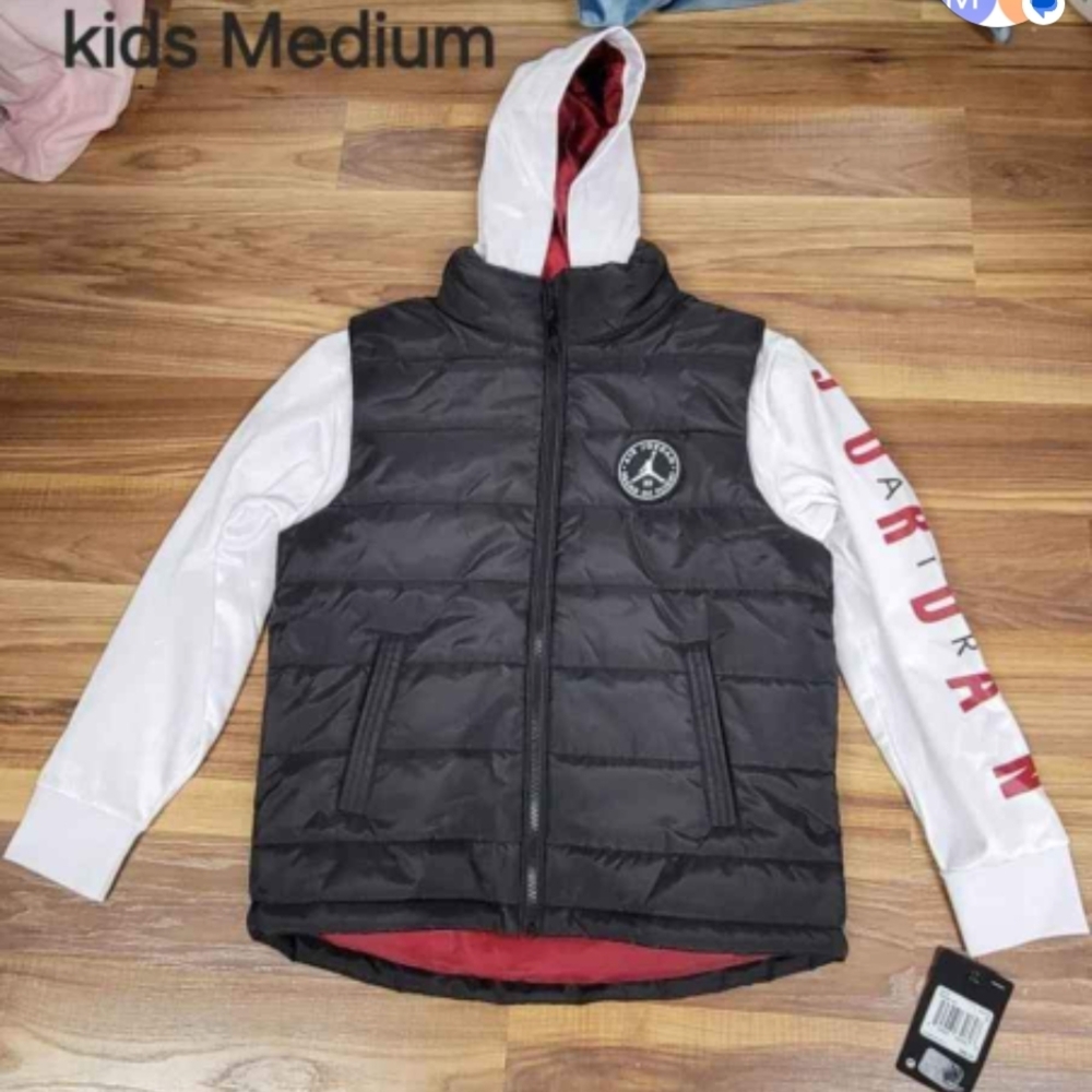 Jordan Kids Jacket - Black and White